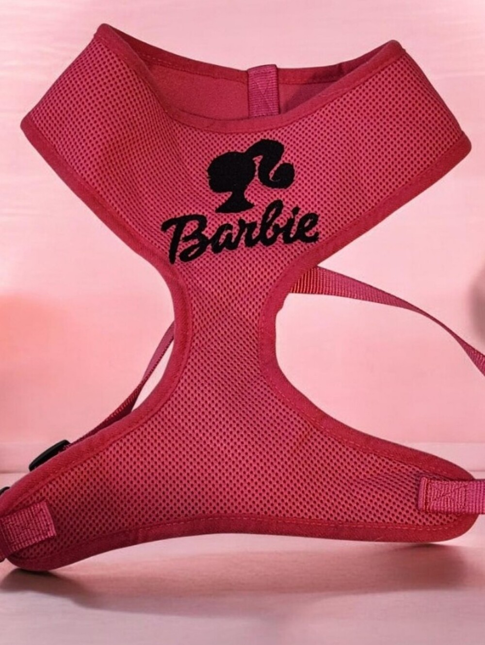 Barbie Hot Pink Mesh Pet Harness with Logo/ Was Custom Made 》 Read Belo 《